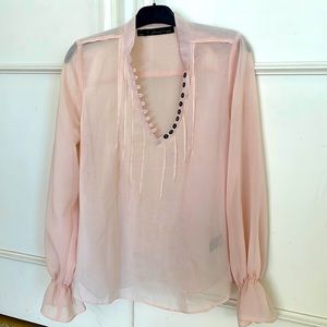 Gorgeous blush blouse
